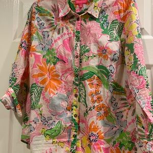 Lily Pulitzer for Target Button Down Shirt